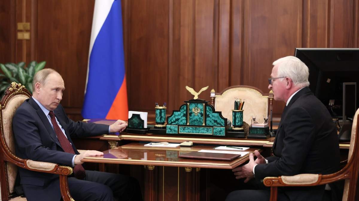 Vladimir Putin y el presidente de RSPP, Alexander Shokhin, discutieron cómo minimizar el impacto de las sanciones
