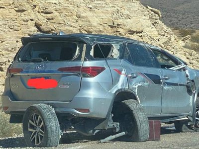 Ruta 40: violento vuelco cerca de Buta Ranquil dejó solo heridos leves