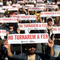 Independentistas catalanes reclaman que se les juzgue por ideología