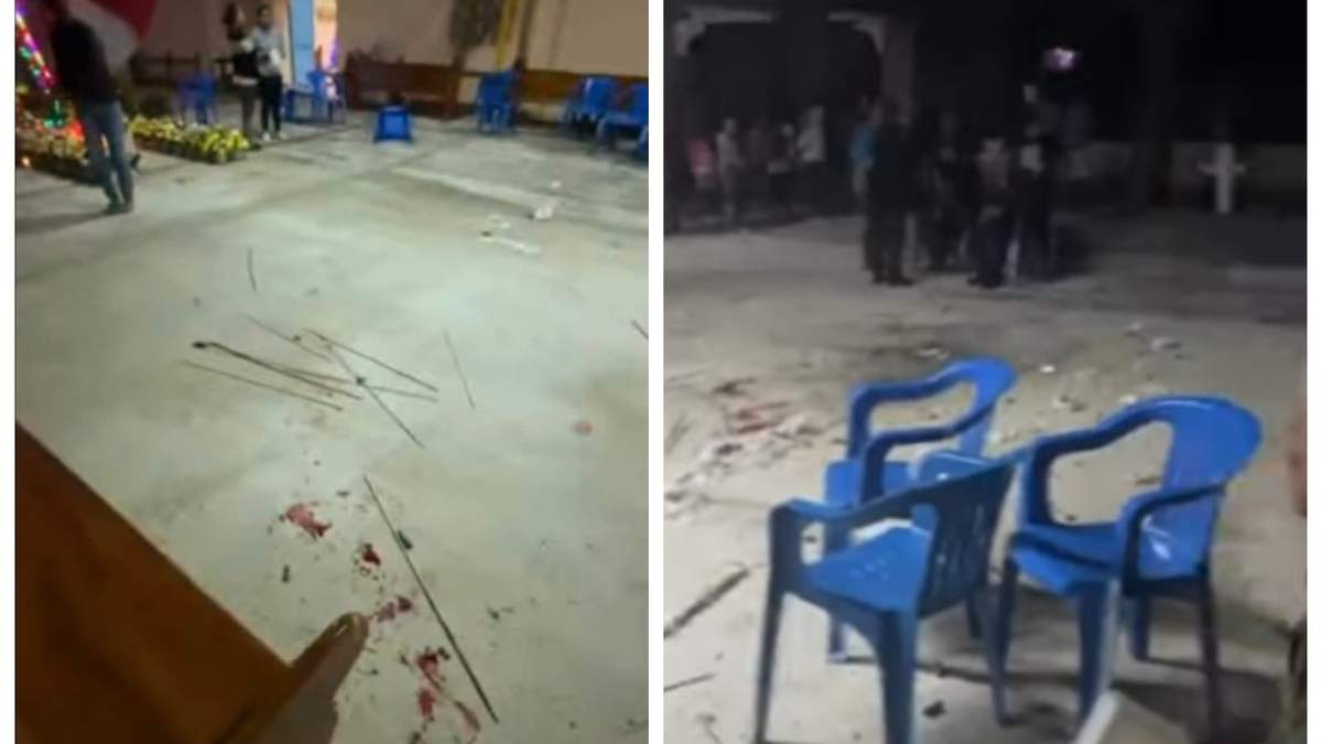 El sitio de la explosión