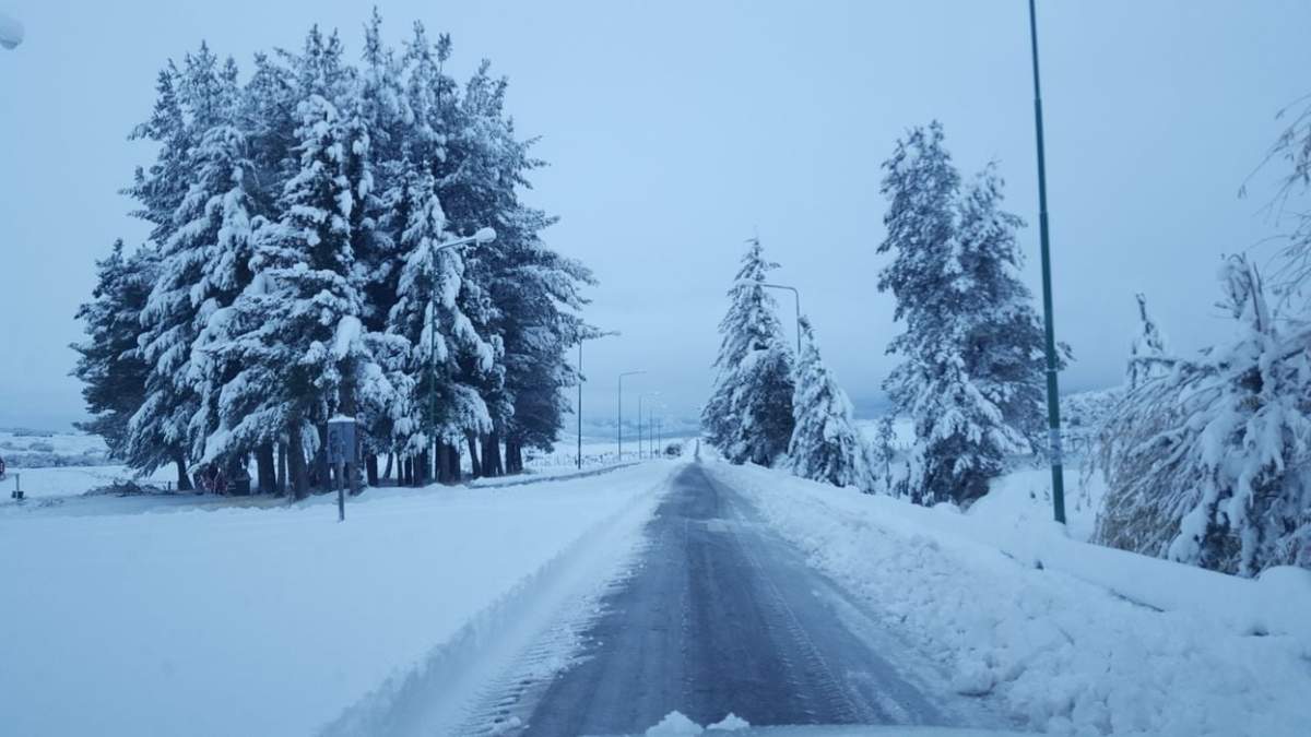 Nevadas en Neuquén. Fuente: (Facebook)