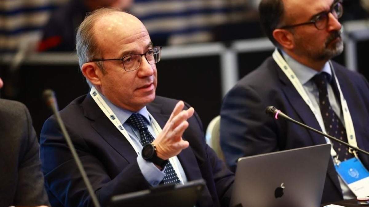 El expresidente Felipe Calderón