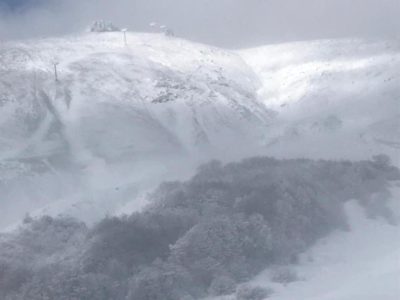 San Martín de los Andes: el Cerro Chapelco amaneció de blanco