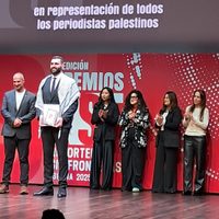 Reporteros Sin Fronteras España premia a periodistas de Gaza y a la prensa valenciana