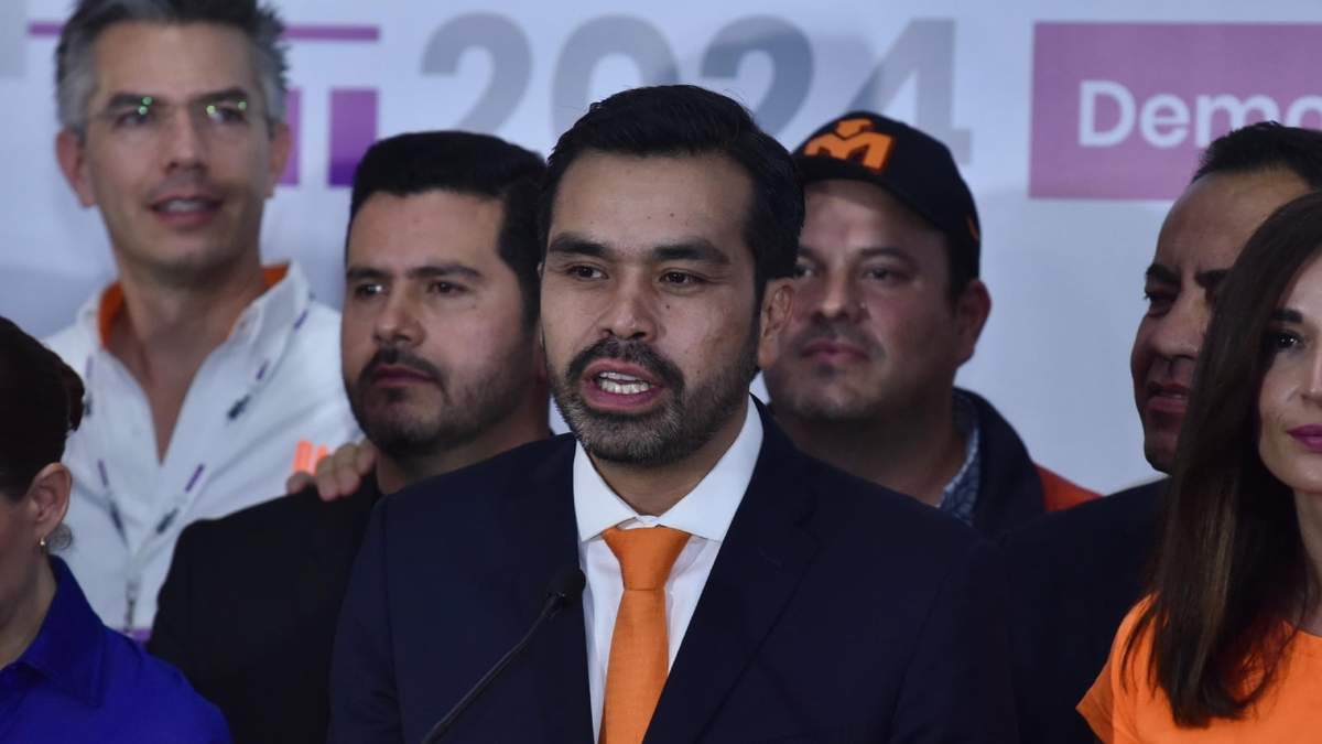 Jorge Álvarez Máynez en el tercer debate