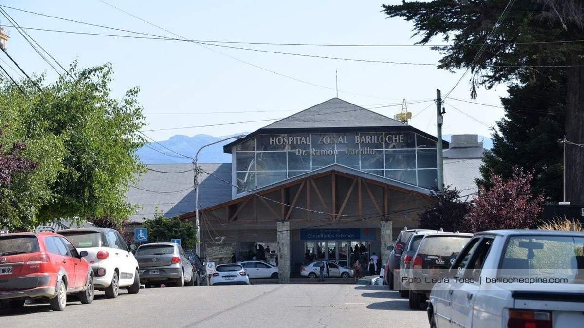 Hospital Zonal de Bariloche. Fuente: (Twitter)