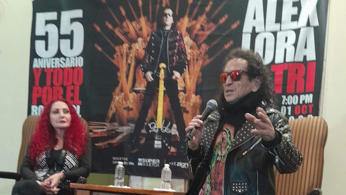 Alex Lora, previo a concierto en Monterrey. 30 de noviembre de 2023
