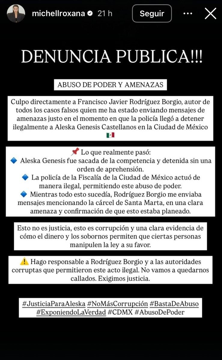 mensaje hermana aleska