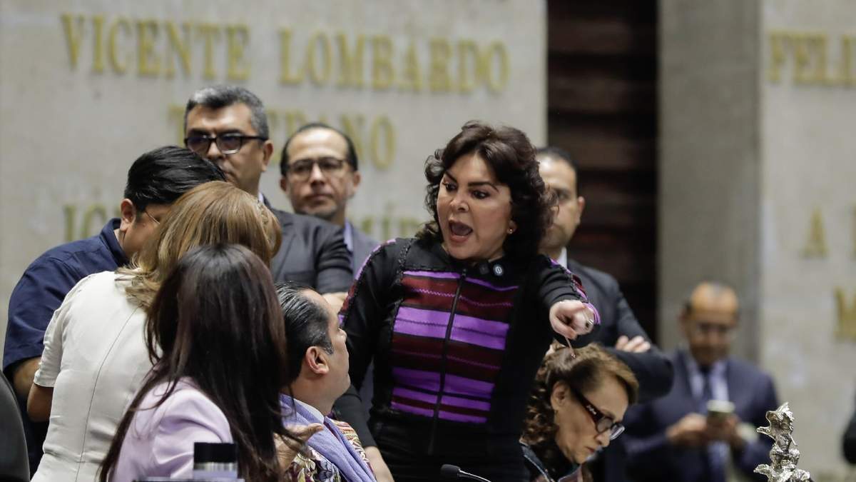 La diputada de MC, Ivonne Ortega, en sesión de la Cámara baja