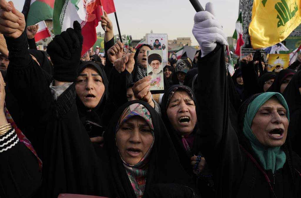 Mujeres iraniés portan la hiyab