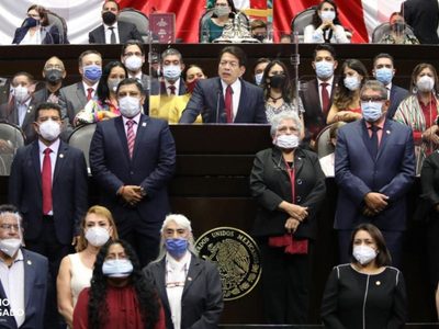 Morena insistirá con reducir en 50% el financiamiento a partidos: Mario Delgado