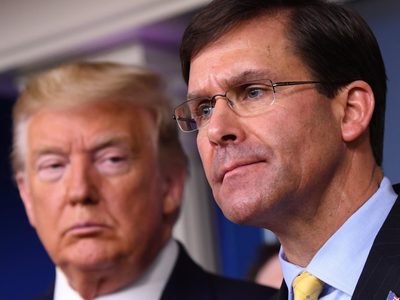 El titular del Pentágono se opuso a la idea de Trump de mandar militares a controlar las calles