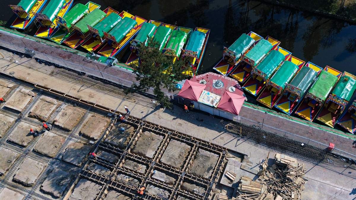 Obras en Cuemanco