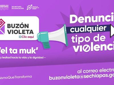 Autoridades de Chiapas colocarán “buzones violetas” en escuelas como herramienta contra el acoso
