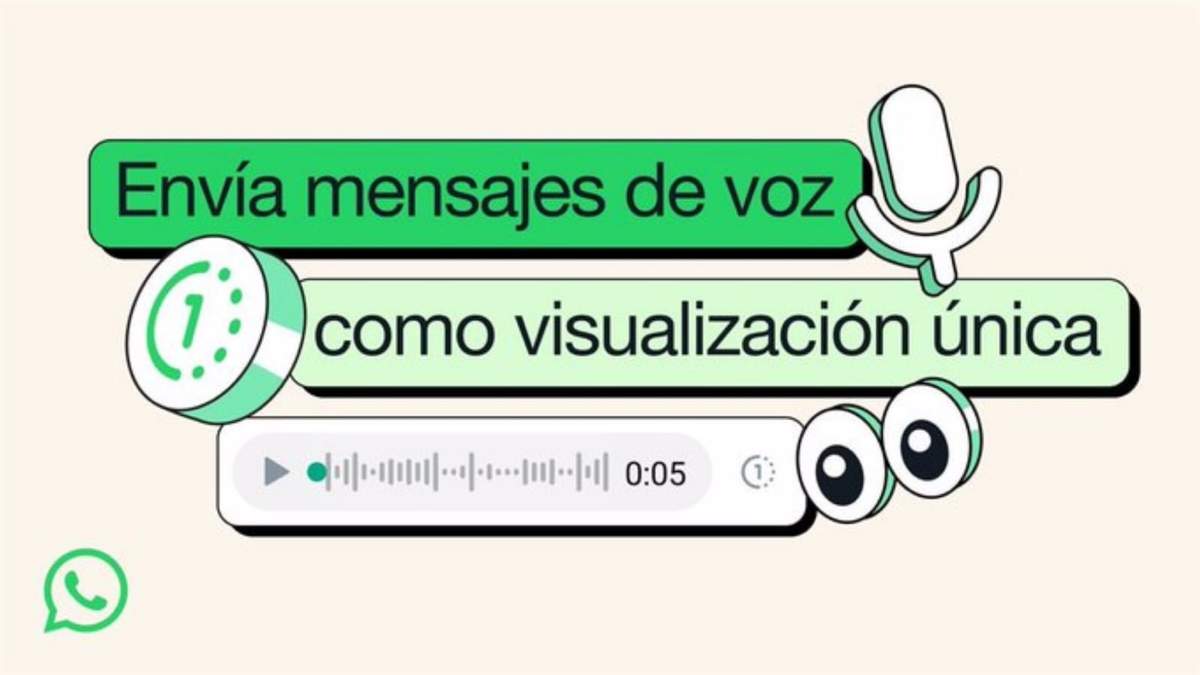 Ya disponibles las notas de voz de una sola escucha en WhatsApp