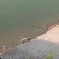 Aparecen flotando en el río Ganges decenas de cadáveres de presuntas víctimas de covid-19