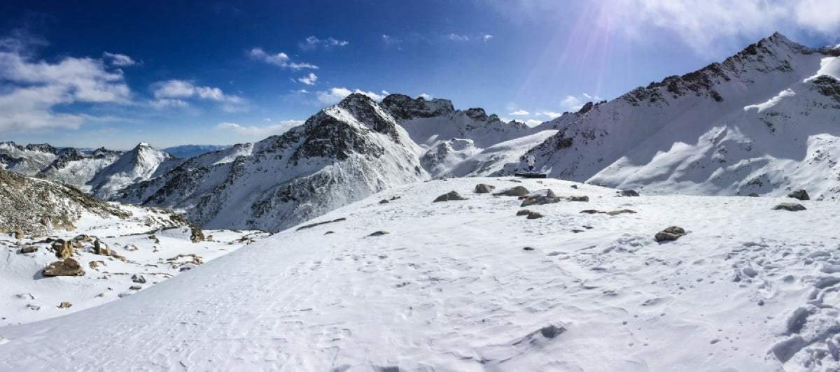 Parque nacional del glaciar Dagu, en China. Fuente: (Twitter)