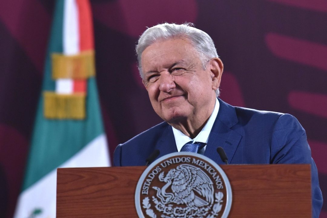 AMLO en la mañanera de hoy martes. Foto Eduardo Miranda