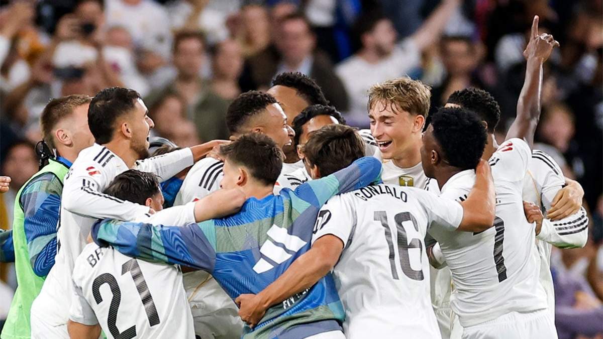Lo festejó como un título el Real Madrid al clásico.