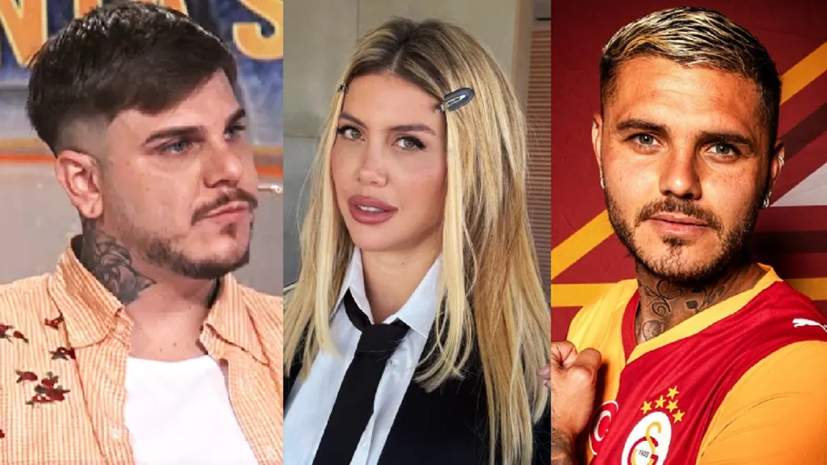 Guido Icardi, Wanda Nara y Mauro Icardi. Fuente: (Instagram)