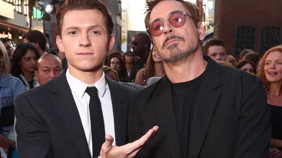 Tom Holland y Robert Downey Jr. Fuente: (Instagram)