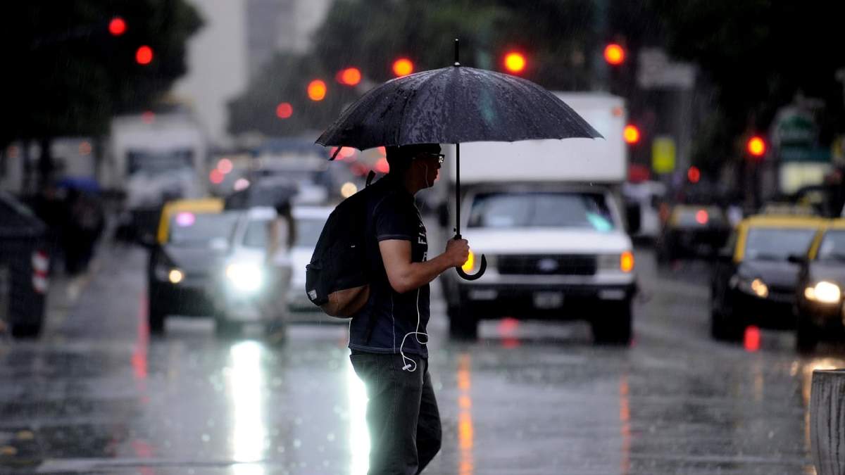El SMN anticipó una jornada de lluvias para todo el fin de semana. Fuente: (X)