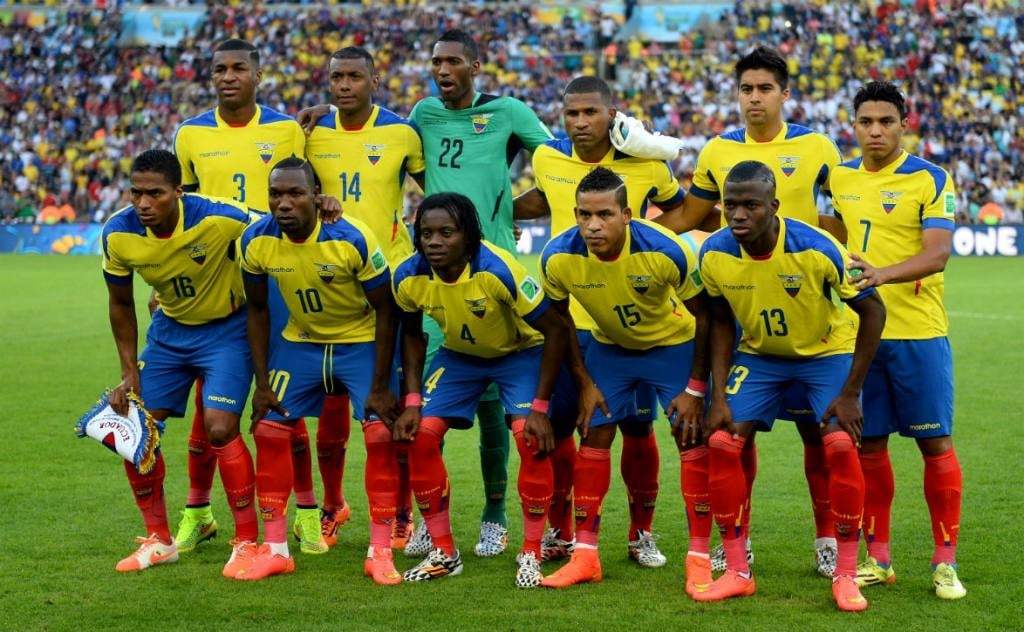 Selección de Ecuador. Fuente: (Twitter)