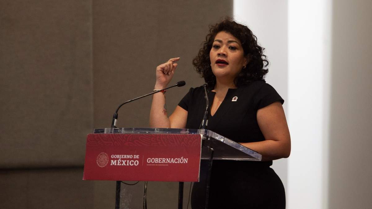 La titular de la CEAV, Martha Yuriria Rodríguez Estrada
