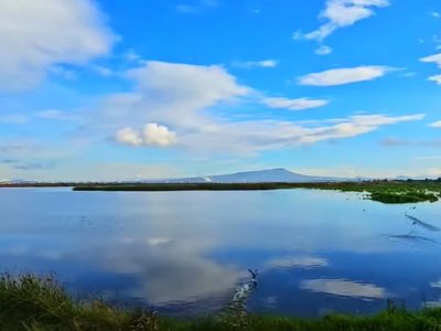 Lluvias recuperan el Lago de Texcoco
