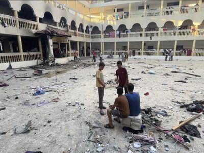 Ataque israelí contra escuela en Ciudad de Gaza causa al menos 80 muertos (Video)