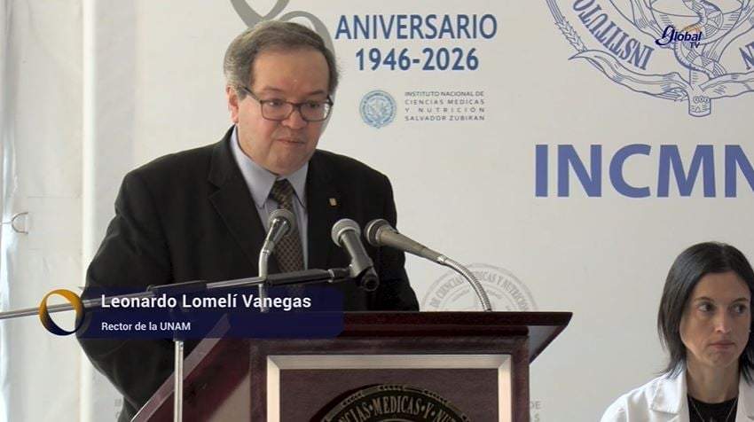 El rector de la UNAM, Leonardo Lomelí, en el Instituto Nacional de Ciencias Médicas y Nutrición “Salvador Zubirán” (INCMNSZ)