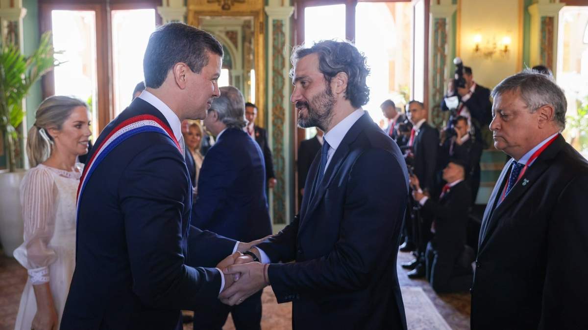 Santiago Cafiero le respondió al presidente de Paraguay, Santiago Peña. Fuente: (Twitter)