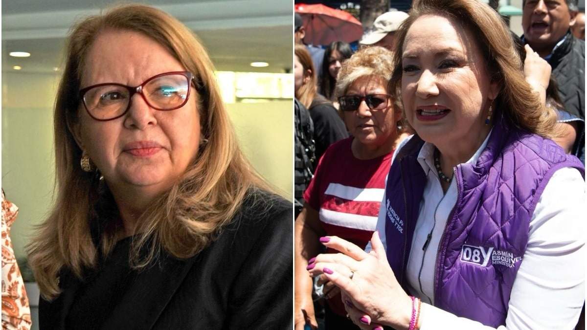 Las ministras Yasmín Esquivel y Loretta Ortiz
