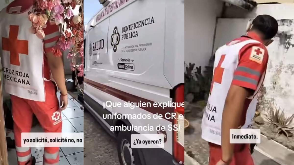 Mujer en Colima graba video denunciando el cobro de un traslado en ambulancia.