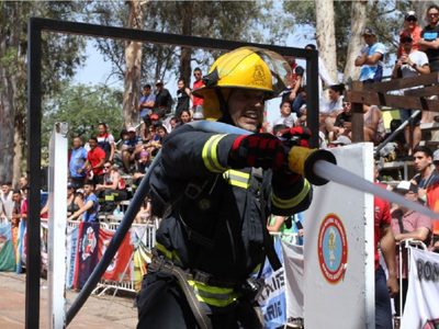 Plottier recibe a más de 400 bomberos de todo el país por el desafío de habilidades 2023
