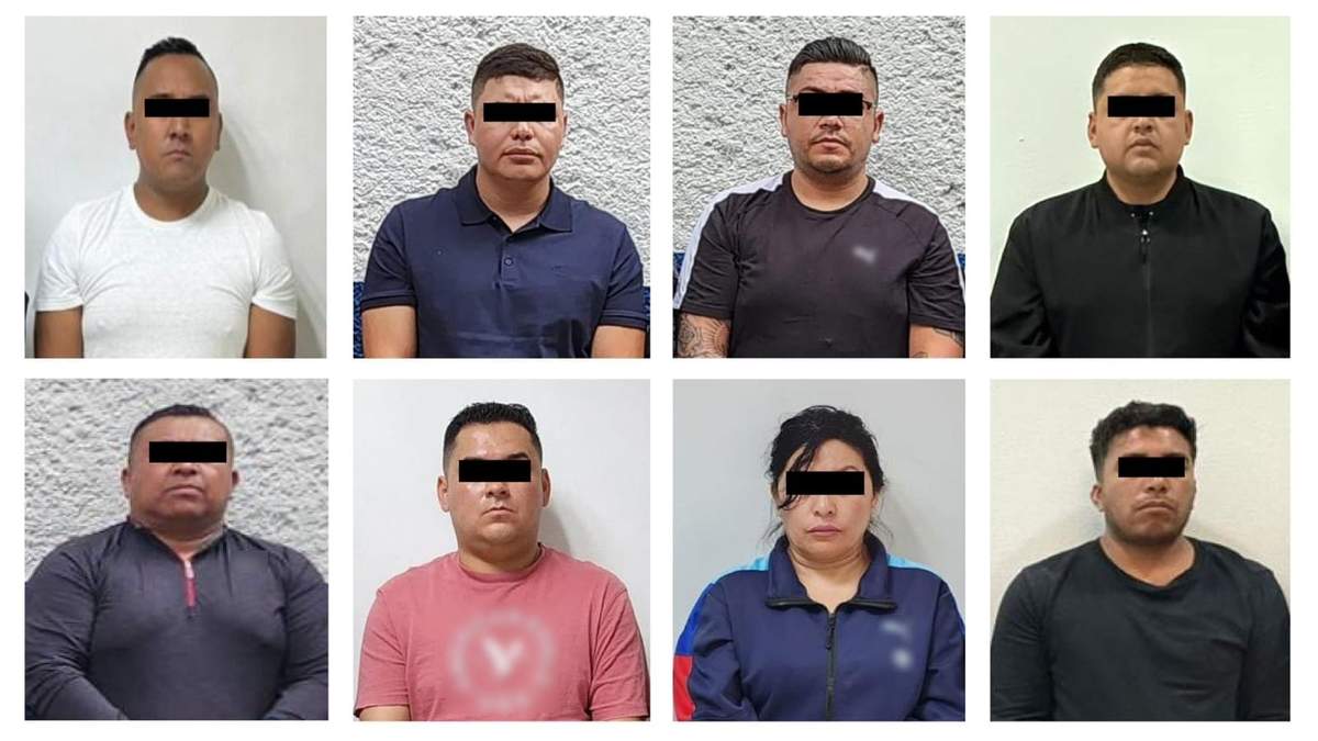 Los detenidos son siete hombres y una mujer
