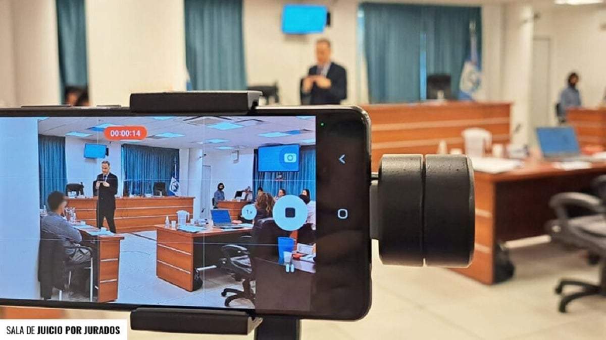 El fiscal Juan García durante su alegato. Fuente: (MPF)