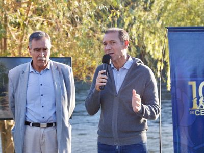Gutiérrez anunció que la obra del paseo costero en Centenario comenzará en abril