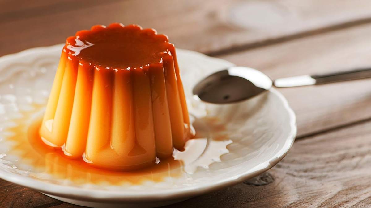Flan en microondas. Fuente: (Instagram)