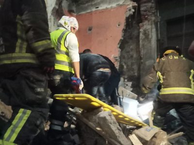 Captan derrumbe de una bóveda catalana en el Centro Histórico de la CDMX (Video)