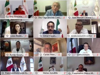 Sánchez Cordero y Conago pactan coordinación ante repunte de covid-19