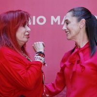 Claudia Sheinbaum elogia la "valentía" de Layda Sansores por difundir los audios de "Alito" Moreno