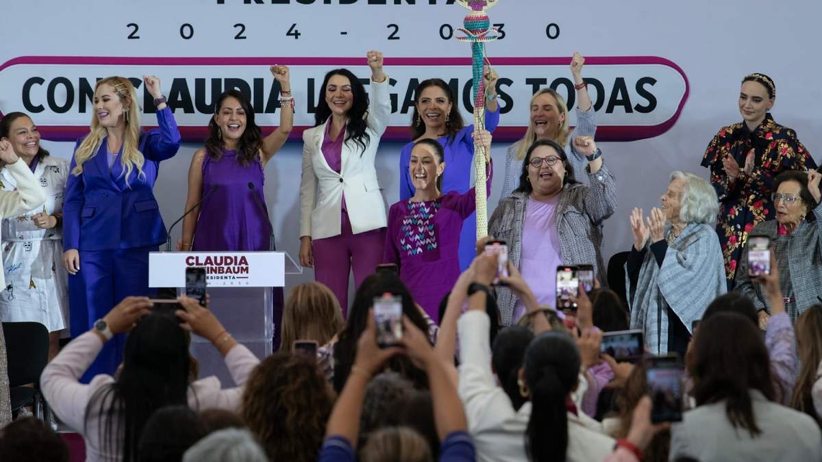 Sheinbaum. "Llegamos todas"