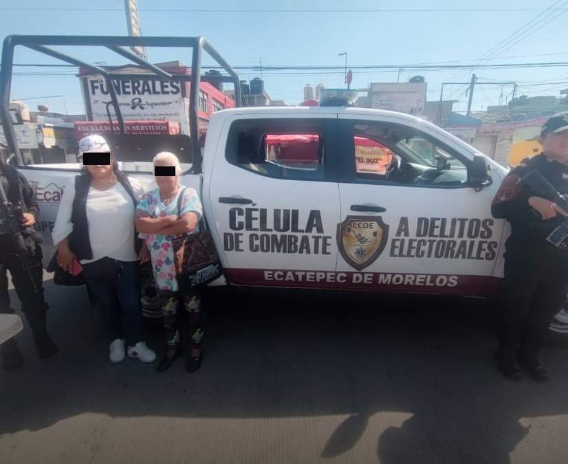 Las mujeres detenidas en flagrancia