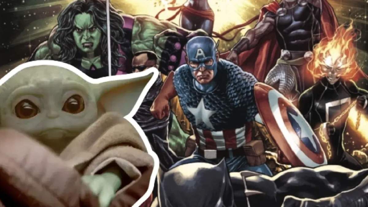 Baby Yoda aparece en Marvel. Fuente: (Instagram)