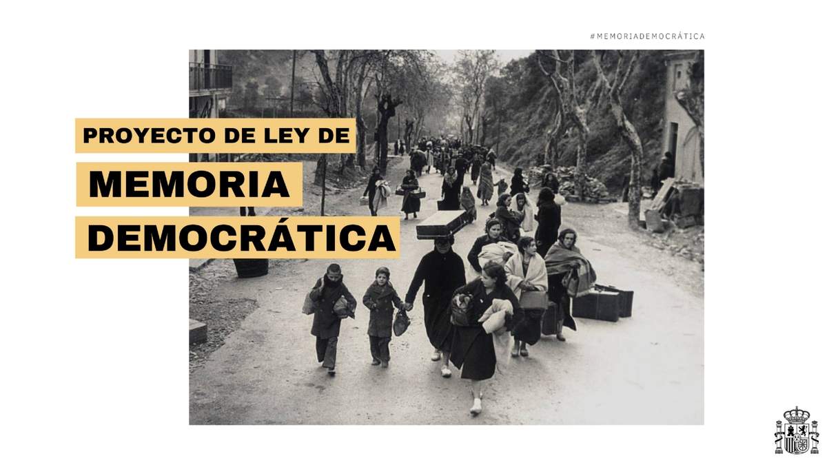 El gobierno español presentó el proyecto de ley de Memoria Democrática