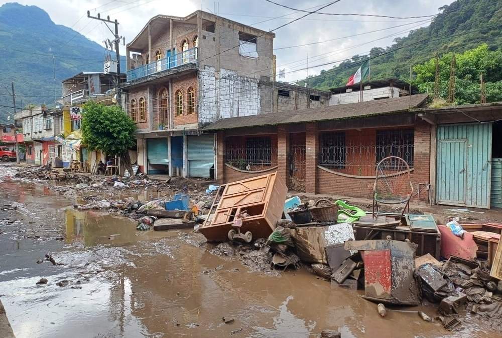 Afectaciones en el municipio de Huehuetla, Hidalgo