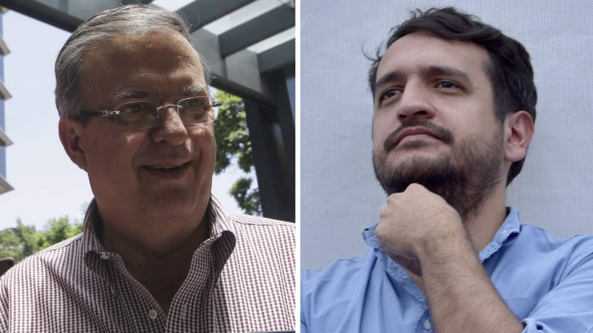 Marcelo Ebrard y Andrés Manuel López Beltrán