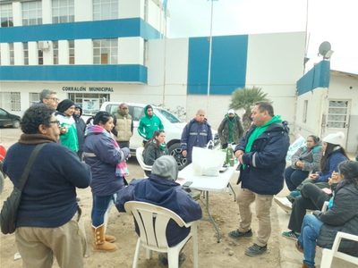 Trabajadores municipales de ATE Centenario iniciaron un paro por tiempo indeterminado