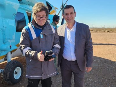 El intendente de Añelo habló sobre su encuentro con Milei y el pedido por más obras